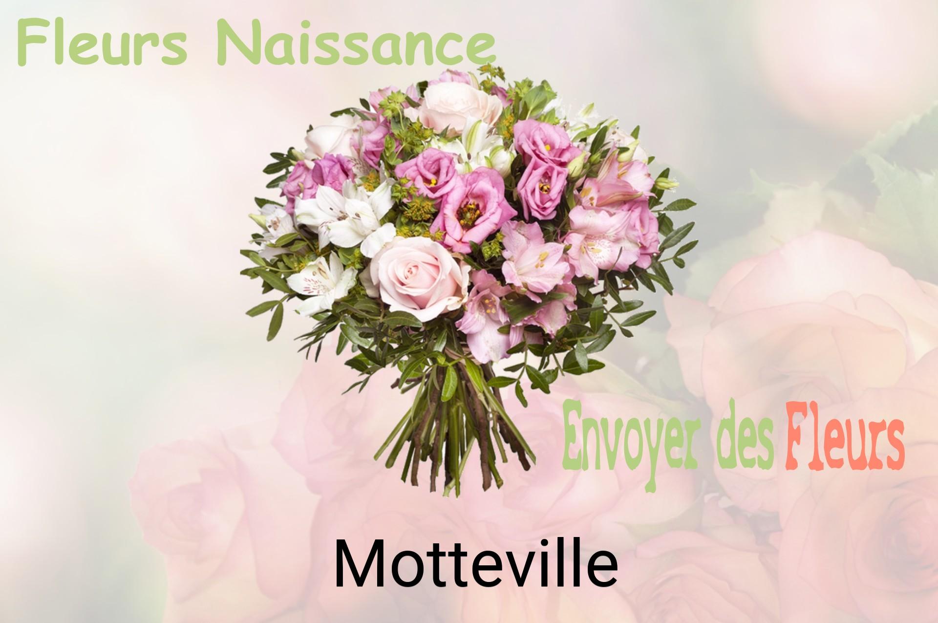Bouquet de fleurs de naissance livré à Motteville